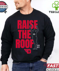 Official Dayton Basketball Zed Key Raise the Roof Shirt