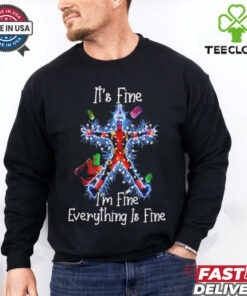 Official Deadpool Christmas It’s Fine I’m Fine Everything Is Fine Shirt