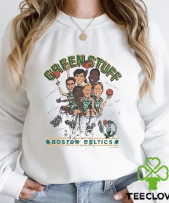 Official Deadstock NWOT NBA Boston Celtics Green Stuff Salem Sportswear Caricature Vintage Shirt