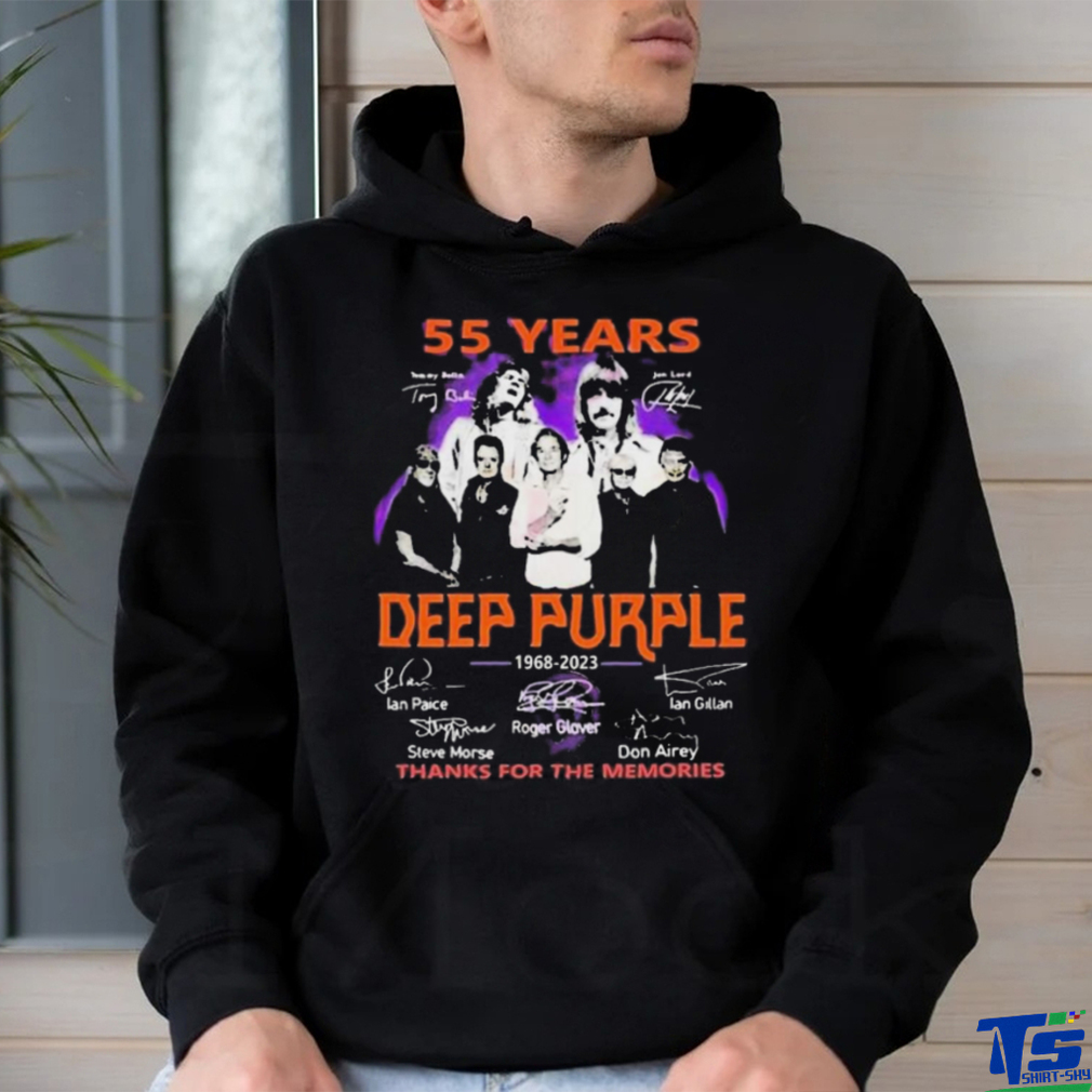 Official Deep Purple 55 Years 1963 2023 Signatures Thank You For The Memories Shirt Official Deep Purple 55 Years 1963 2023 Signatures Thank You For The Memories Shirt