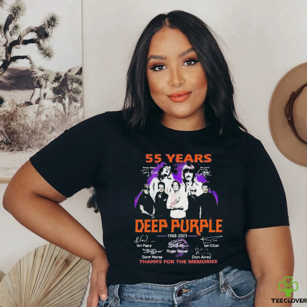 Official Deep Purple 55 Years 1963 2023 Signatures Thank You For The Memories Shirt Official Deep Purple 55 Years 1963 2023 Signatures Thank You For The Memories Shirt