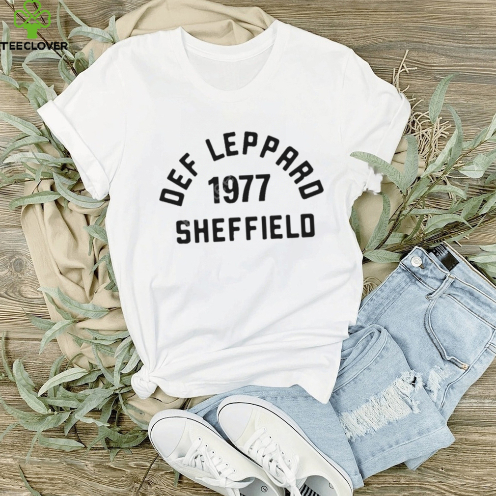 Official Def Leppard 1977 Sheffield Shirt Official Def Leppard 1977 Sheffield Shirt