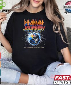 Official Def Leppard And Journey Music The Summer Stadium Tour 2024 Merch Event Shirt