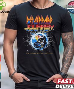 Official Def Leppard And Journey Music The Summer Stadium Tour 2024 Merch Event Shirt