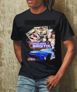 Official Denny Hamlin Conquers Bristol Motor Speedway Food City 500 Shirt