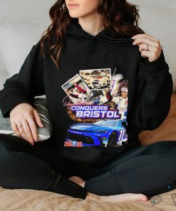 Official Denny Hamlin Conquers Bristol Motor Speedway Food City 500 Shirt