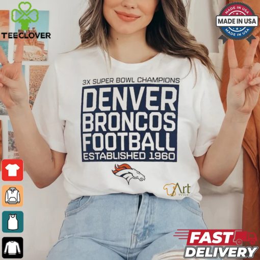 Official Denver Broncos Fanatics Hot Shot State Shirt