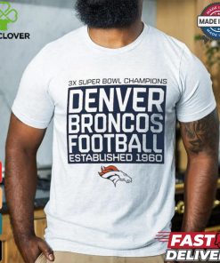 Official Denver Broncos Fanatics Hot Shot State Shirt