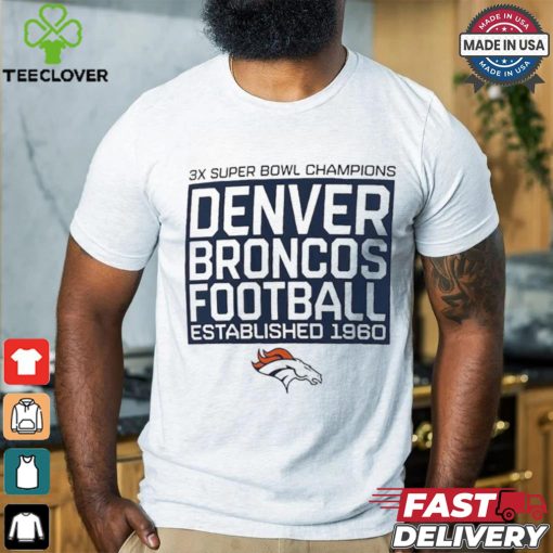 Official Denver Broncos Fanatics Hot Shot State Shirt