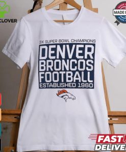 Official Denver Broncos Fanatics Hot Shot State Shirt