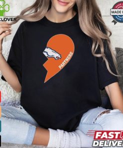 Official Denver Broncos Partners Half Heart Shirt