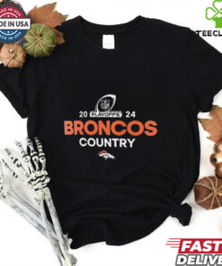 Official Denver Broncos Vs Kansas City Chiefs Broncos Country 2024 NFL Playoffs t shirt