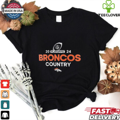 Official Denver Broncos Vs Kansas City Chiefs Broncos Country 2024 NFL Playoffs t shirt