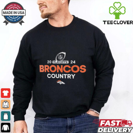 Official Denver Broncos Vs Kansas City Chiefs Broncos Country 2024 NFL Playoffs t shirt