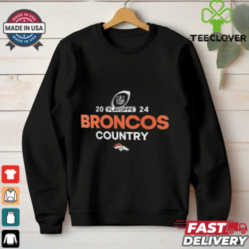Official Denver Broncos Vs Kansas City Chiefs Broncos Country 2024 NFL Playoffs t shirt