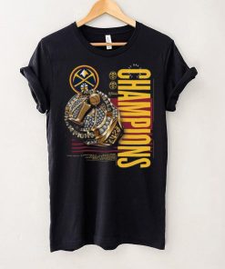 Official Denver Nuggets 2023 Nba Finals Champions Slam Bling Ring T Shirt