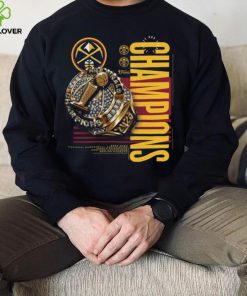 Official Denver Nuggets 2023 Nba Finals Champions Slam Bling Ring T Shirt