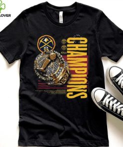 Official Denver Nuggets 2023 Nba Finals Champions Slam Bling Ring T Shirt