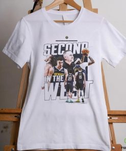 Official Denver Nuggets Second Seed In The West Shirt