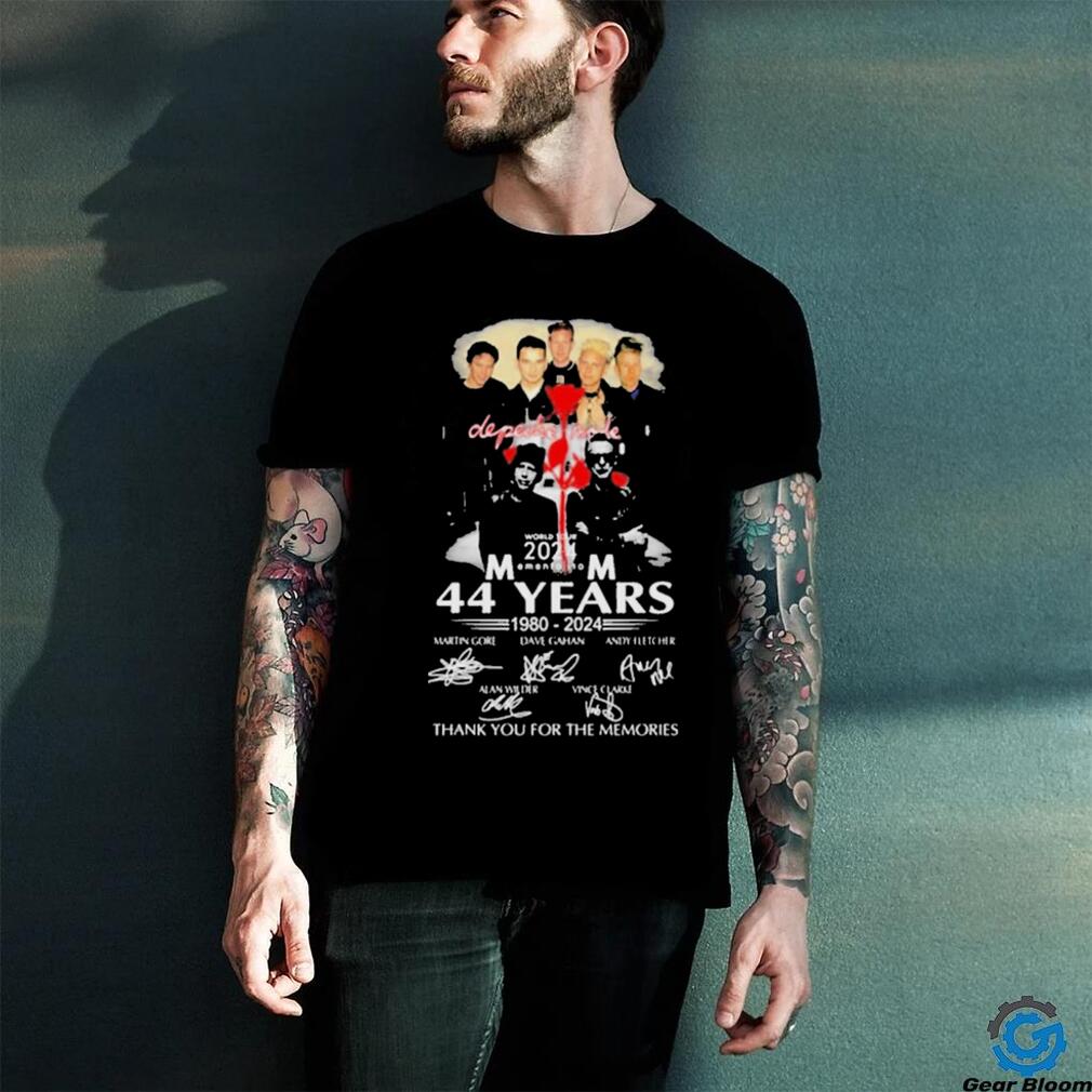 Official Depeche Mode World Tour 2024 44 Years 1980 2024 Thank You For The Memories Shirt Official Depeche Mode World Tour 2024 44 Years 1980 2024 Thank You For The Memories Shirt