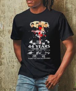 Official Depeche Mode World Tour 2024 44 Years 1980 2024 Thank You For The Memories Shirt