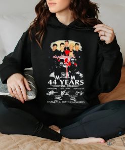 Official Depeche Mode World Tour 2024 44 Years 1980 2024 Thank You For The Memories Shirt