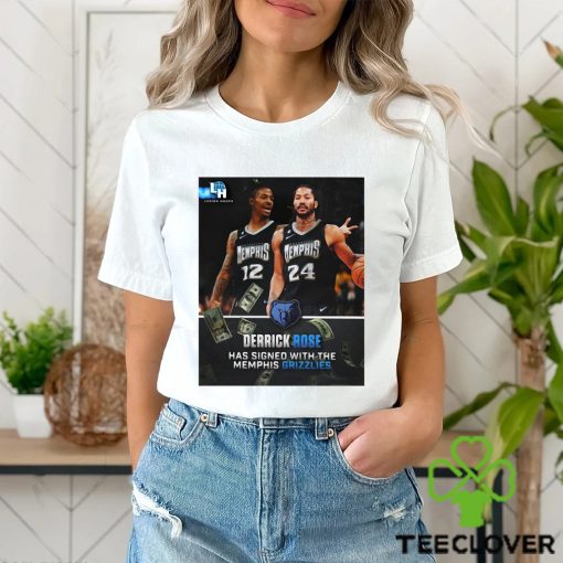 Official Derrick Rose Has Signed With The Memphis Grizzlies 2023 Shirt