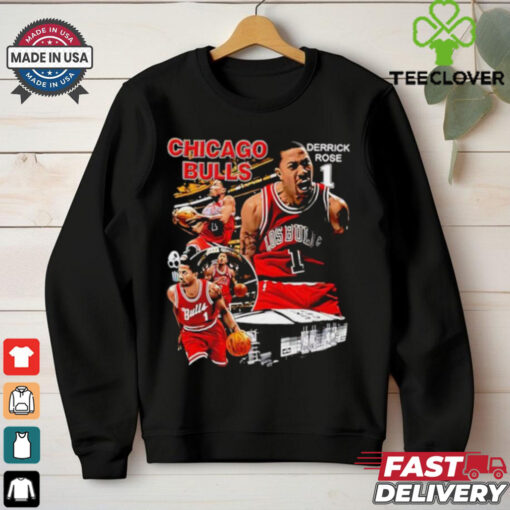 Official Derrick Rose no 1 Chicago Bulls basketball graphic hoodie, sweater, longsleeve, shirt v-neck, t-shirt