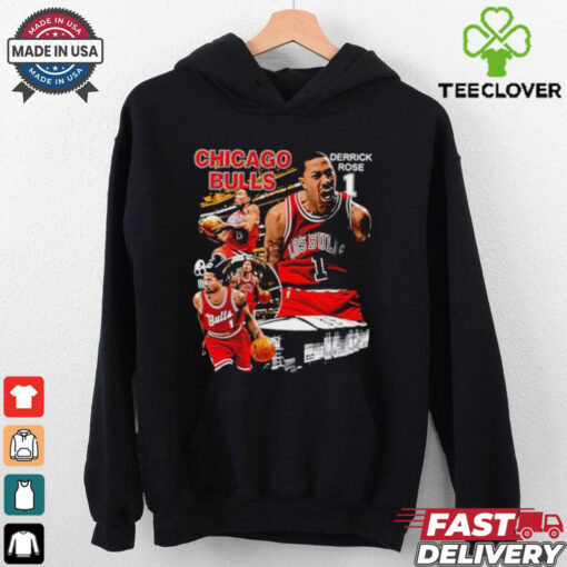 Official Derrick Rose no 1 Chicago Bulls basketball graphic hoodie, sweater, longsleeve, shirt v-neck, t-shirt