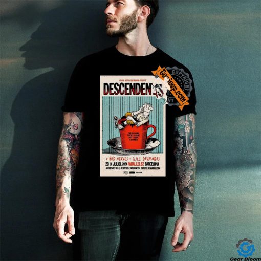 Official Descendents Para lel 62 Barcelona Spain Jul 10 2024 Poster shirt
