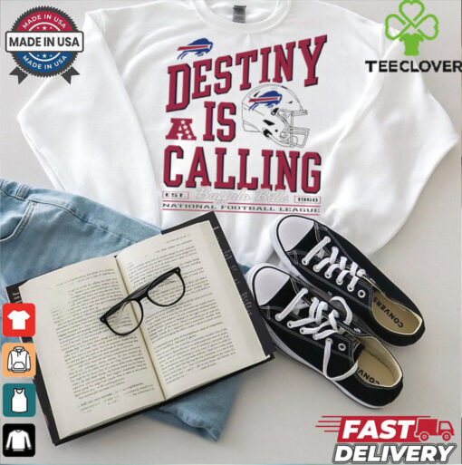 Official Destiny Is Calling Buffalo Bills Vintage Football Logo Helmet shirt