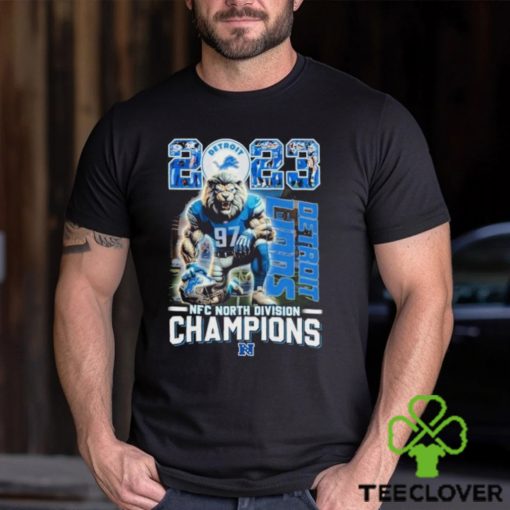 Official Detroit Lions 2023 NFC North Division Champions T Shirt