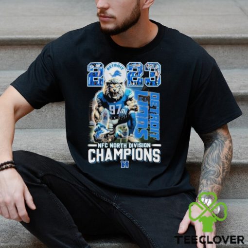 Official Detroit Lions 2023 NFC North Division Champions T Shirt