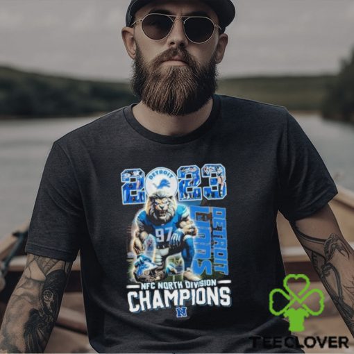 Official Detroit Lions 2023 NFC North Division Champions T Shirt