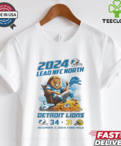 Official Detroit Lions 2024 Lead NFC North Champions Shirt