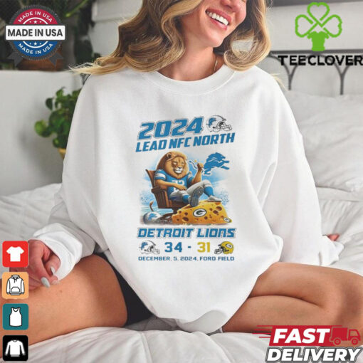 Official Detroit Lions 2024 Lead NFC North Champions Shirt