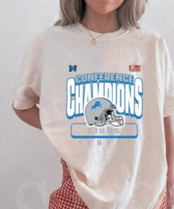 Official Detroit Lions 2024 NFC Championship T Shirt