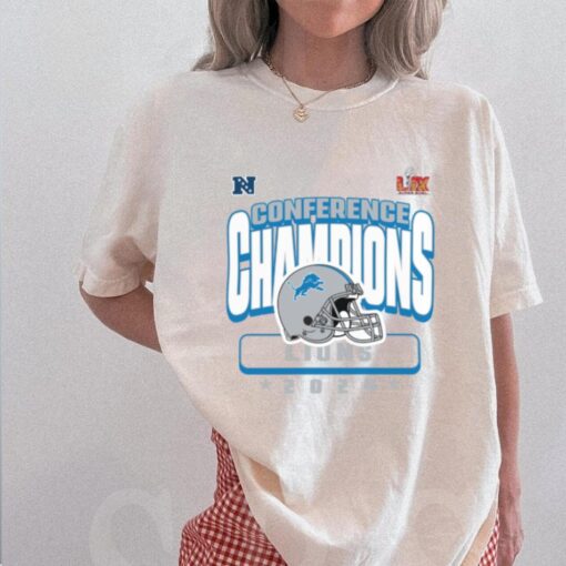 Official Detroit Lions 2024 NFC Championship T Shirt