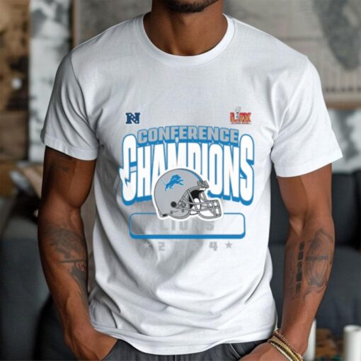 Official Detroit Lions 2024 NFC Championship T Shirt