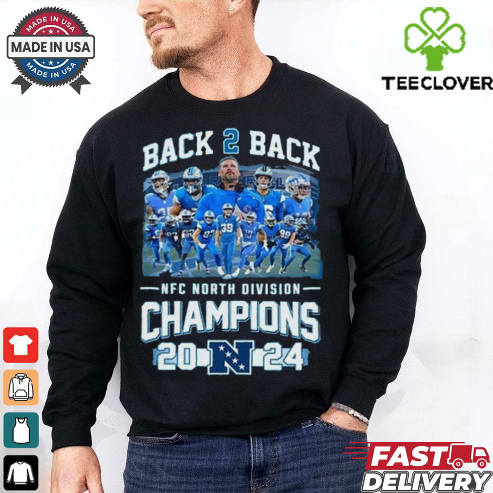 Official Detroit Lions Back To Back NFC North Division Champions 2024 Players Shirt Official Detroit Lions Back To Back NFC North Division Champions 2024 Players Shirt