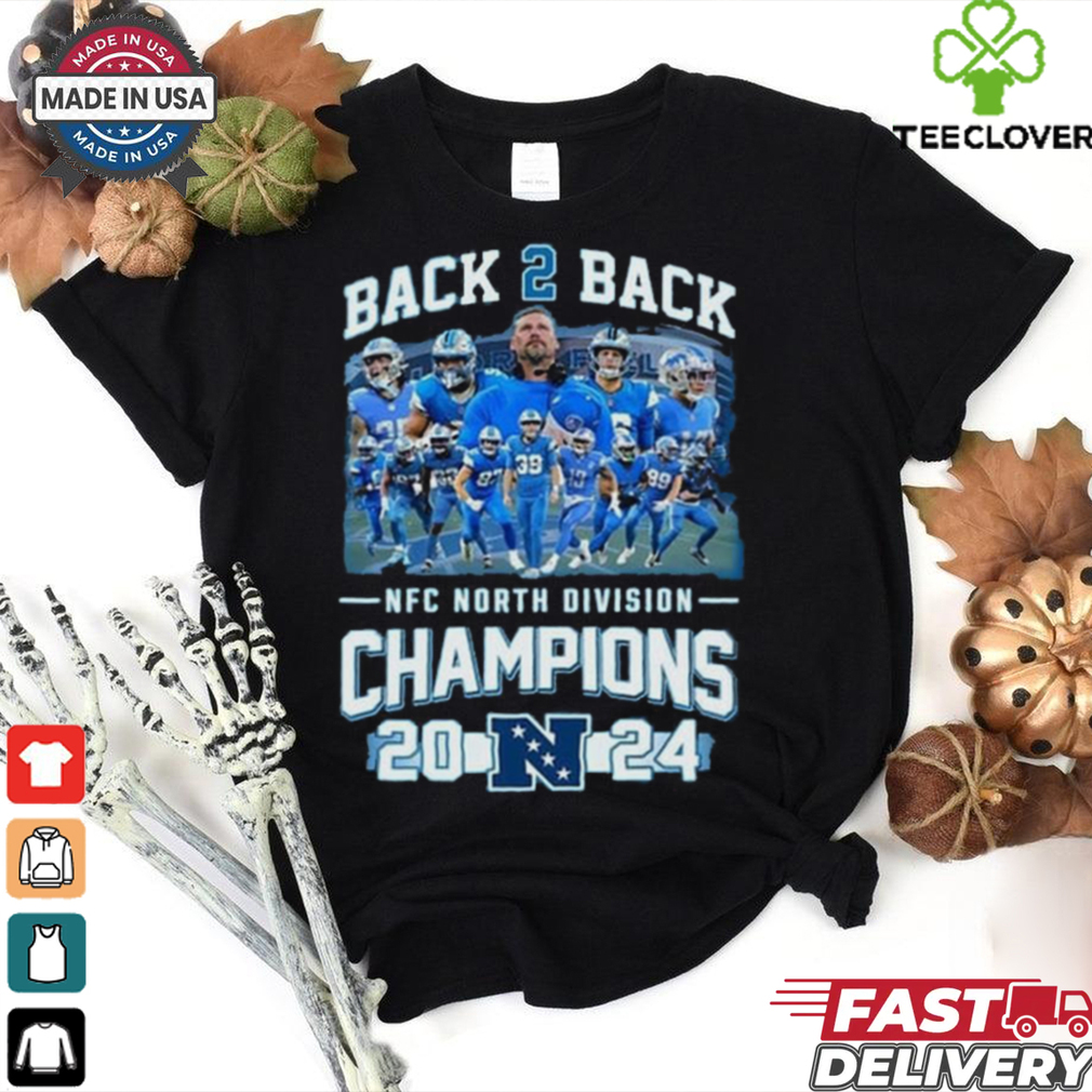 Official Detroit Lions Back To Back NFC North Division Champions 2024 Players Shirt Official Detroit Lions Back To Back NFC North Division Champions 2024 Players Shirt