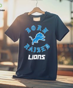 Official Detroit Lions Born X Raised Unisex T shirt - Limotees