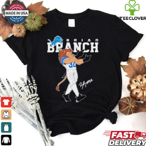 Official Detroit Lions Brian Branch Lions Mascot shirt