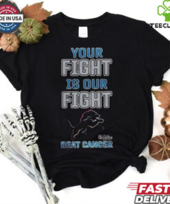 Official Detroit Lions Crucial Catch Intercept Cancer Your Fight Is Ours T hoodie, sweater, longsleeve, shirt v-neck, t-shirt