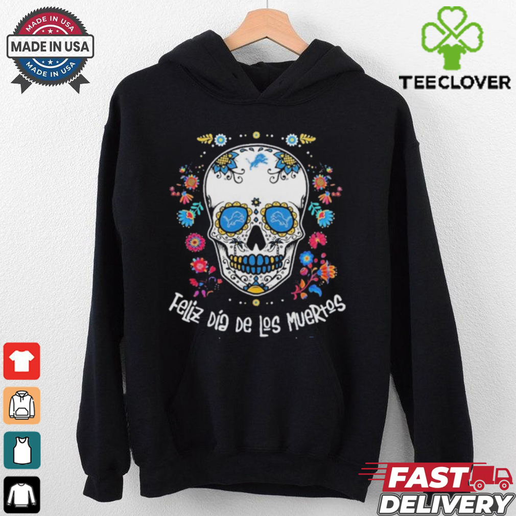Official Detroit Lions Dia De Los Muertos 2024 T Shirt Official Detroit Lions Dia De Los Muertos 2024 T Shirt
