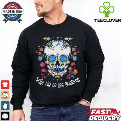 Official Detroit Lions Dia De Los Muertos 2024 T Shirt
