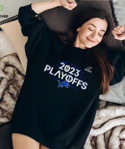 Official Detroit Lions Fanatics Branded 2023 NFL Playoffs Shirt