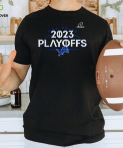 Official Detroit Lions Fanatics Branded 2023 NFL Playoffs Shirt