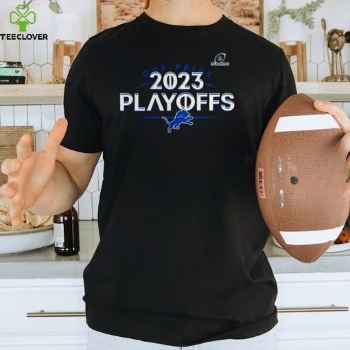 Official Detroit Lions Fanatics Branded 2023 NFL Playoffs Shirt