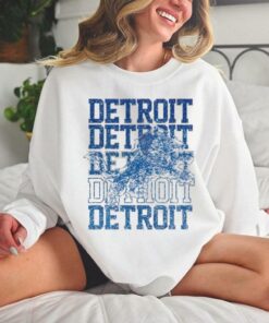 Official Detroit Lions Faux Glitter Football glitter shirt
